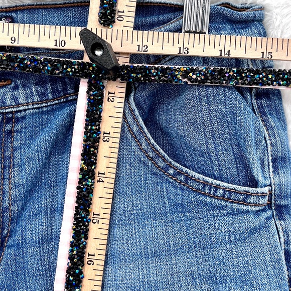 Levi’s 515 Bermuda Denim Cuffed Shorts size 8 - Picture 12 of 13